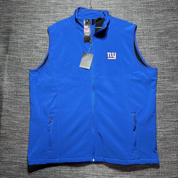 NFL Other - New York Giants NFL Vest Men's 2XL Blue Full Zip Softshell